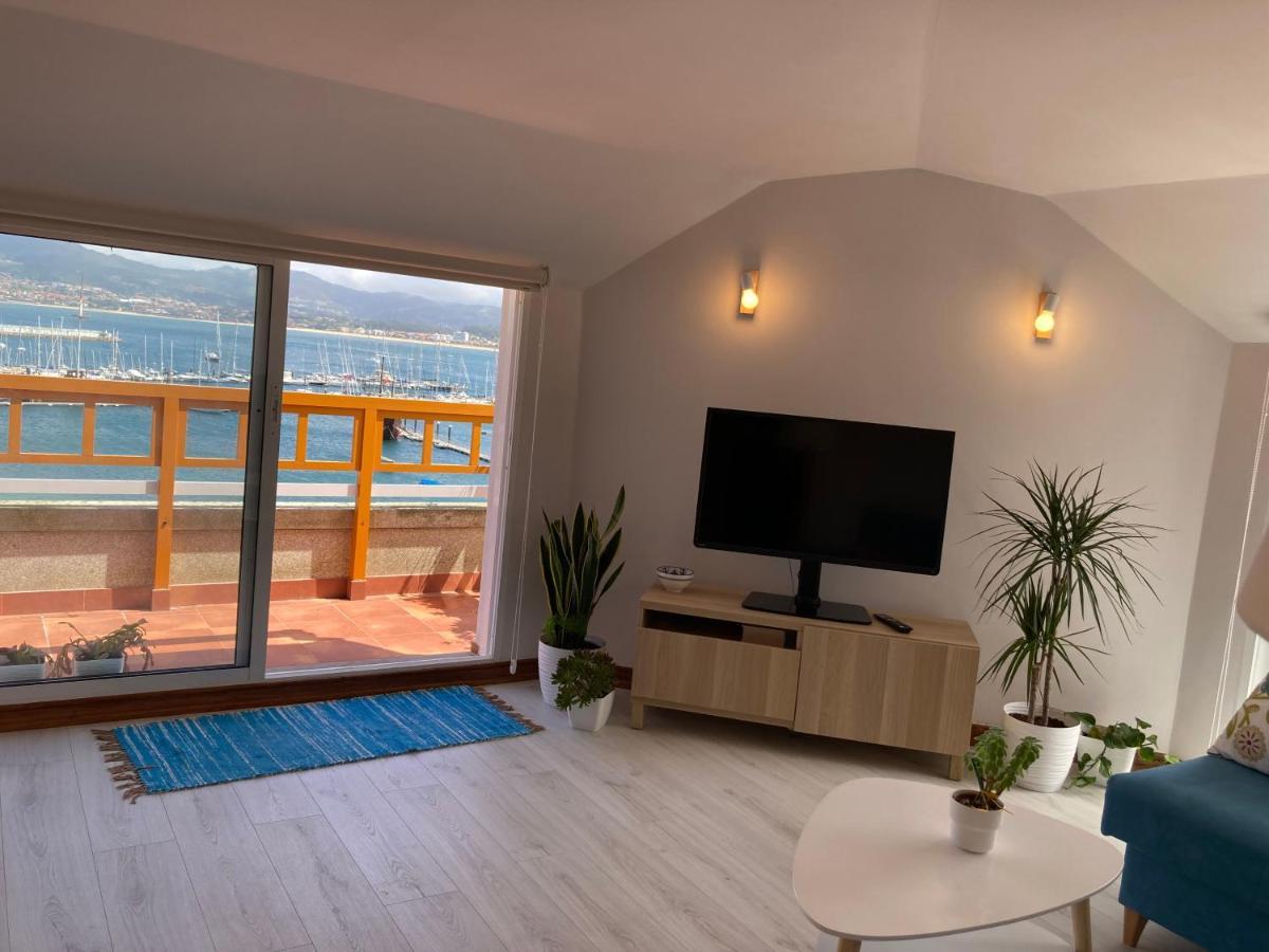 Exclusivo Atico Baiona Con Garaje Apartment Exterior photo